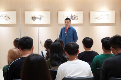 筆墨流芳，藝韻傳情——張子健作品展在圖書館隆重開(kāi)幕暨文化交流活動(dòng)紀(jì)實(shí)